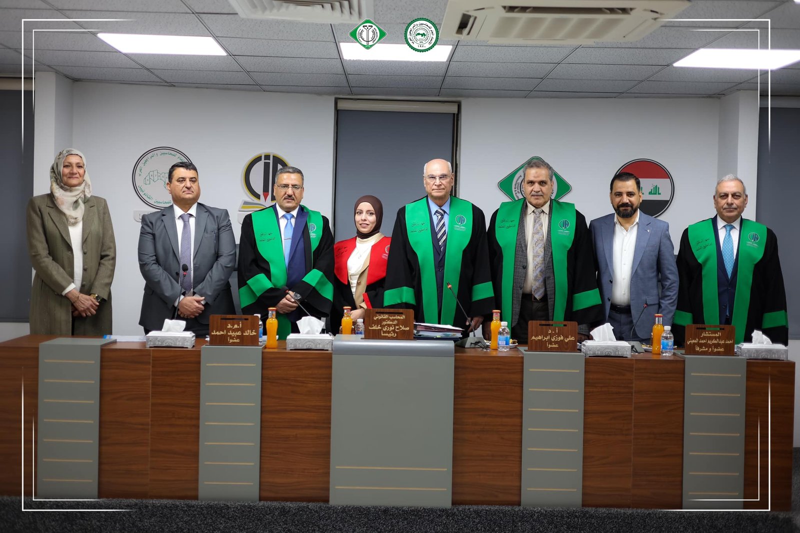 مناقشة علنية لبحث تخرج حول مهام ومسؤوليات المدقق الداخلي ودورها في تجنب المساءلة القانونية