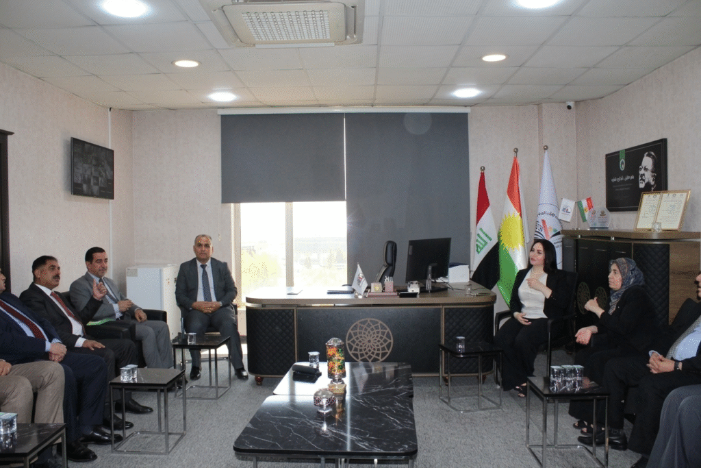 وفد معهد المدققين الداخليين المعتمد يزور السليمانية لاستكمال إجراءات افتتاح فرع المعهد